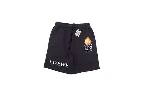 Loe*we Pantalón corto Loewe 23SS llamas