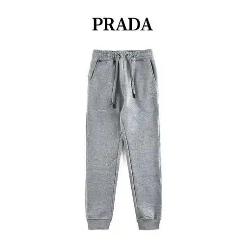 Pantalones deportivos de lana informales Pra*da/Prada otoño e invierno