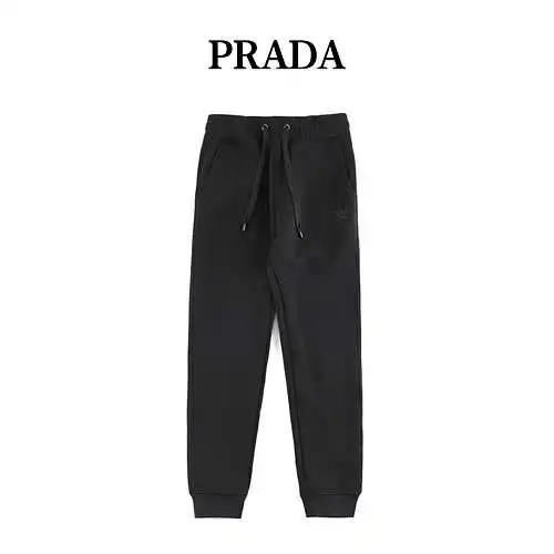 Pantalones deportivos de lana informales Pra*da/Prada otoño e invierno