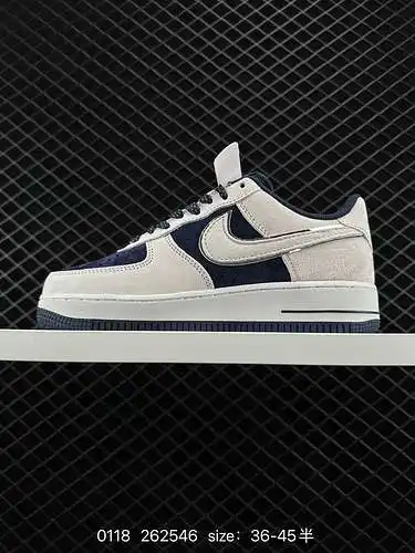 23 Venta limitada en el extranjero, a nivel de empresa Nike Air Force 7 Low "gris azul" ga