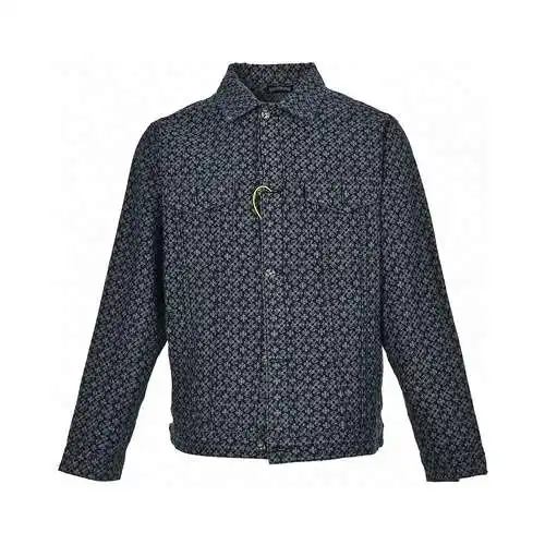 CH/Cro Heart 24Fw chaqueta vaquera con logo en jacquard