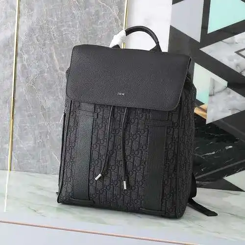 Mochila para hombre Fabricada en cuero original superior importado Versión réplica de alta gama Entr