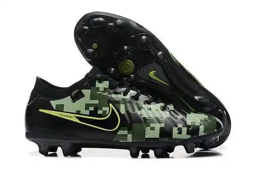 Los nuevos y legendarios zapatos de fútbol FG totalmente tejidos de décima generación de Nike NikeTi