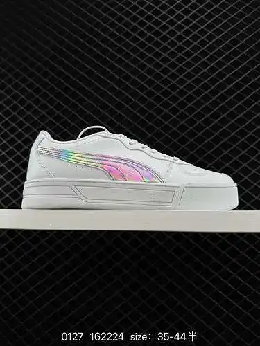 2 Estándar genuino con zapatillas de deporte casuales de suela gruesa clásicas de mujer oficial PUMA