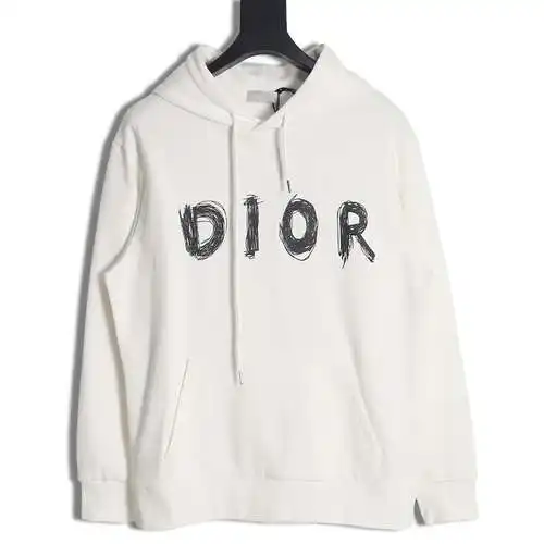 Sudadera con capucha y logo con letras graffiti CD/Dior 23Fw