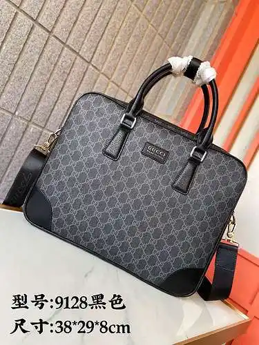 Maletín GG para hombre, elaborado en piel vacuna original importada, alta calidad, entrega en bolsa 