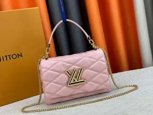 El bolso de cadena LL utiliza piel de vaca original importada, calidad de alta gama, factura de bols