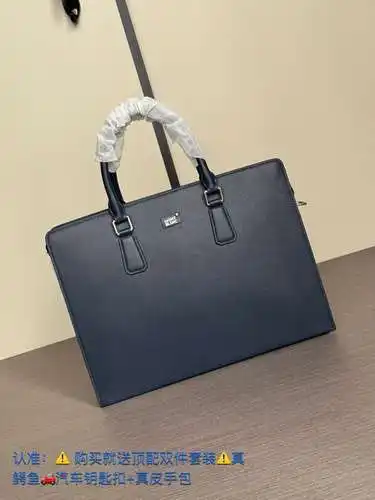 Maletín Wan@Baolong para hombre, fabricado en cuero original importado de primera calidad, versión r