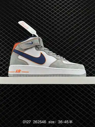 23 Nike Air Force High "7 Air Force One, zapatillas deportivas clásicas de caña alta, versátile