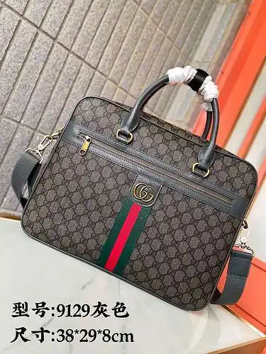 Maletín GG para hombre, elaborado en piel vacuna original importada, alta calidad, entrega en bolsa 