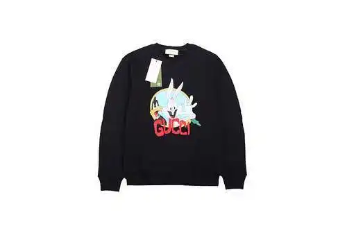 Gu*cci 23Fw Jackrabbit sudadera con cuello redondo