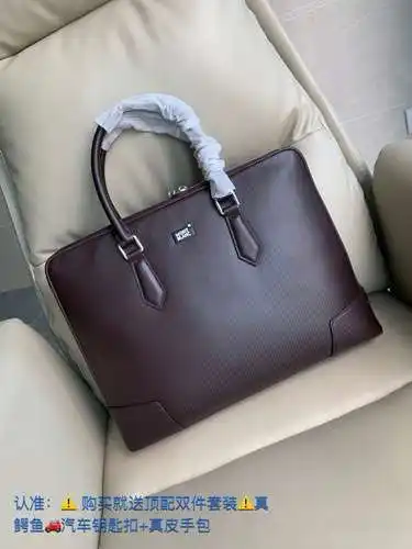 Maletín Wan@Baolong para hombre, fabricado en cuero original importado de primera calidad, versión r