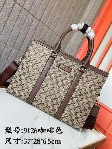 Maletín GG para hombre, elaborado en piel vacuna original importada, alta calidad, entrega en bolsa 