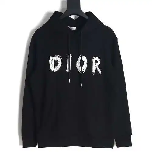Sudadera con capucha y logo con letras graffiti CD/Dior 23Fw