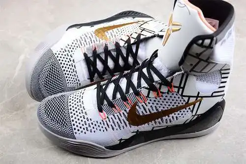 Nk Kobe9 What The KOBE Kobe 9 Platinum Glory Sports Zapatos de baloncesto prácticos High Top 641714-