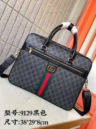 Maletín GG para hombre, fabricado en piel vacuna original importada, alta calidad, se entrega en bol