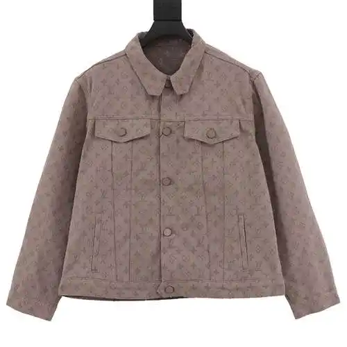 1v chaqueta vaquera con estampado integral en jacquard