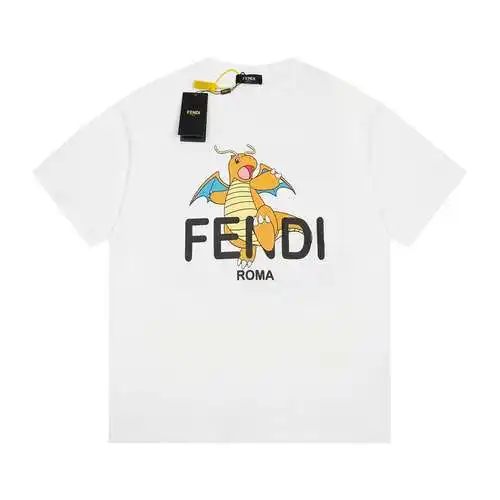 Fen*di Fendi Fujiwara Hiroshi FRAGMENTO Año del Dragón Charmander Manga corta Blanco P155095888