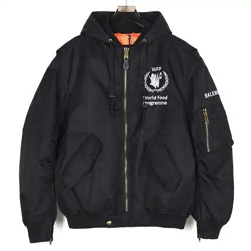 BLCG/Balanciaga 23FW BLCG chaqueta bomber de comida mundial