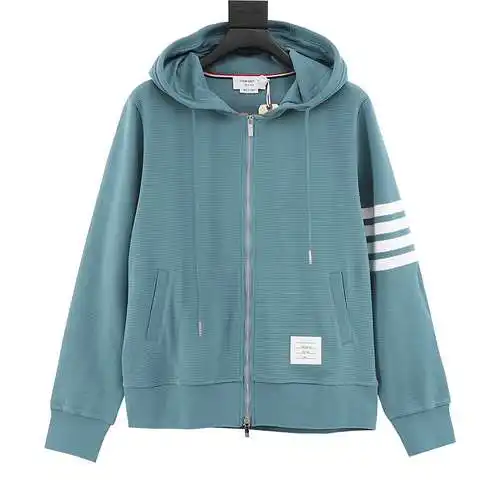 Chaqueta con cremallera tipo gofre TB Water Ripple