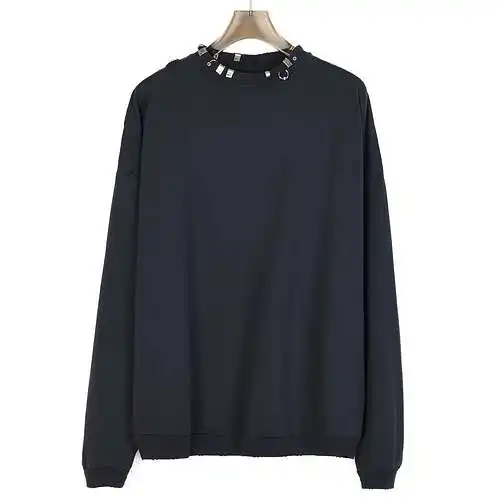 BLCG / Balenciaga 23FW sudadera con cuello redondo y cadena de celebridades del mismo estilo