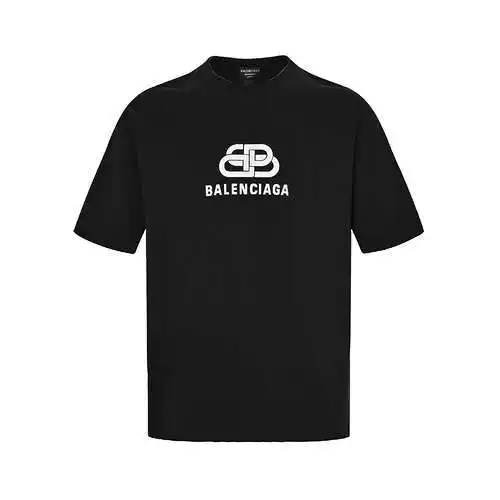 BLCG/Balenciaga manga corta con estampado de candado clásico