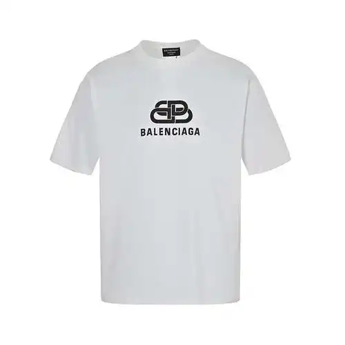 BLCG/Balenciaga manga corta con estampado de candado clásico