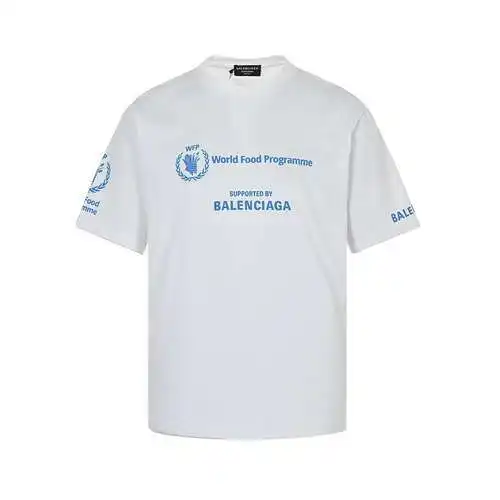 BLCG/Balenciaga 23ss plan alimentario estampado de manga corta