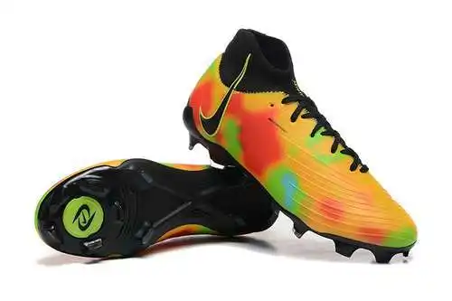 Llegada) Zapatillas de fútbol Nike Yuesha FG de caña alta, impermeables y totalmente tejidas, NIKE P