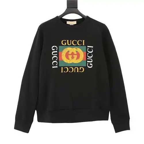 Sudadera con cuello redondo y estampado de logotipo cuadrado clásico de G Home
