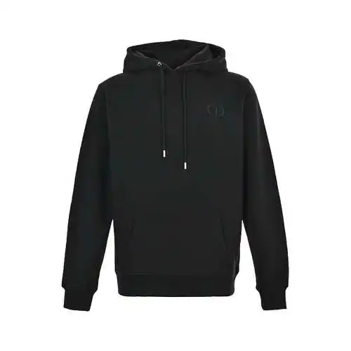 Sudadera CD/Dior con capucha y CD clásico bordado
