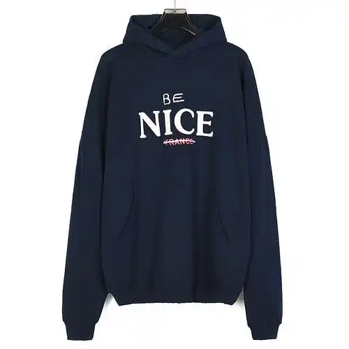 BLCG/Balenciaga 23FW Bonita sudadera con capucha con letras
