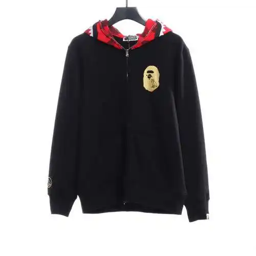 Sudadera con capucha y cremallera color block OVO con articulación BA*PE
