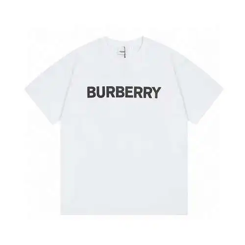 Burberry/BBR nuevo estilo de verano camiseta clásica de manga corta con estampado de espuma y letras