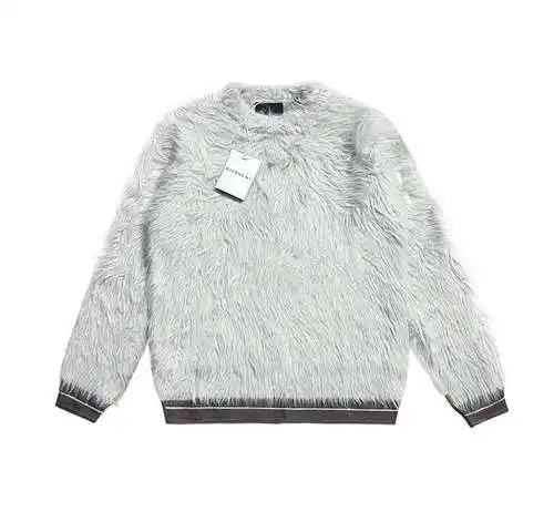 Suéter casual con cuello redondo y intarsia de visón 4G de GVC/Givenchy