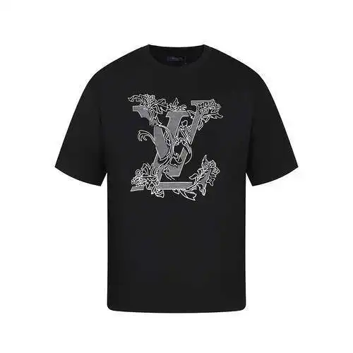 Camiseta de manga corta con estampado floral LV/Louis Vuitton 24ss