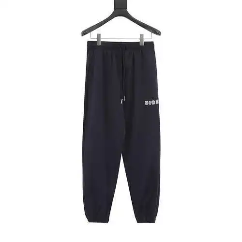 Pantalón casual deportivo pareja CD premium logo azul bordado