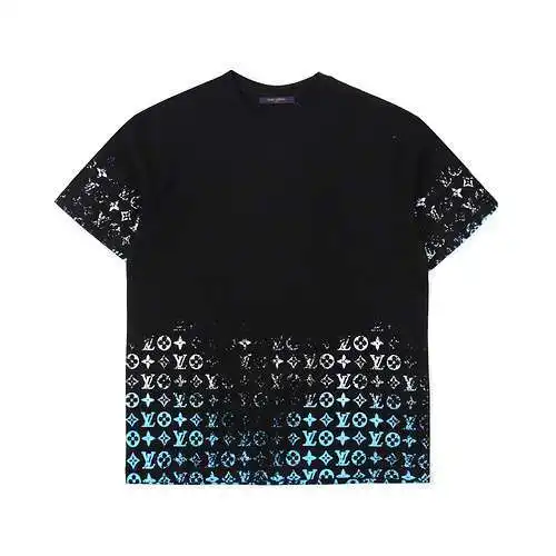 Camiseta de manga corta con degradado para presbicia LV/Louis Vuitton MONOGRAM