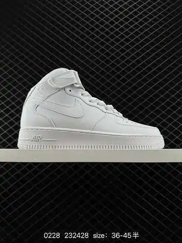 4 Nike Air Force High "7 Air Force One, zapatillas deportivas clásicas de caña alta, versátiles