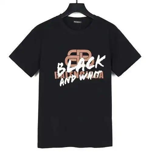 BLCG/Balenciaga 24ss nuevo logo impreso manga corta