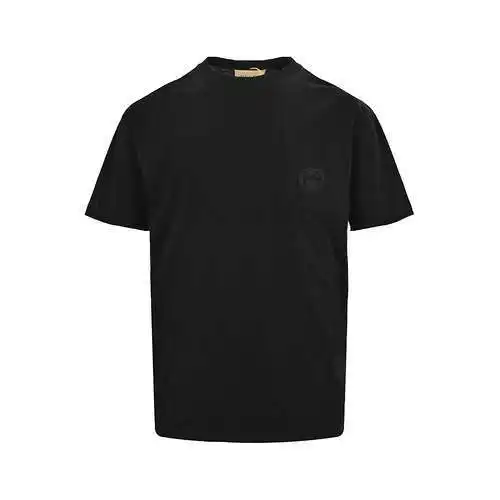 Gu*cci/Gucci 24ss bolsillo doble G bordado manga corta