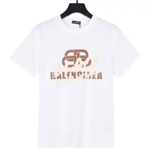 BLCG/Balenciaga 24ss nuevo logo impreso manga corta