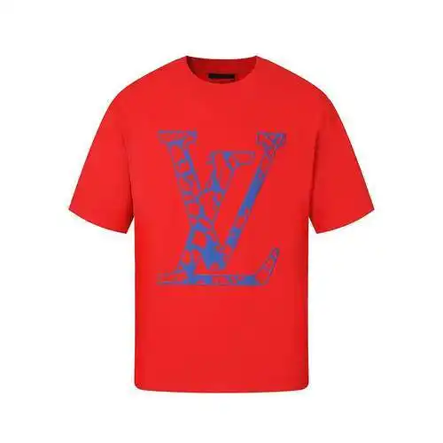 LV Louis Vuitton 24ss LV master graffiti nueva camiseta estampada de manga corta con cuello redondo