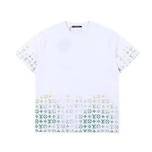 Camiseta de manga corta con degradado para presbicia LV/Louis Vuitton MONOGRAM
