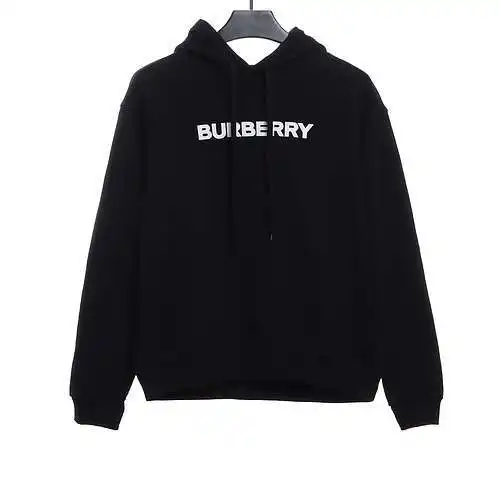 BBR Burberry sudadera con capucha básica con logo y letras