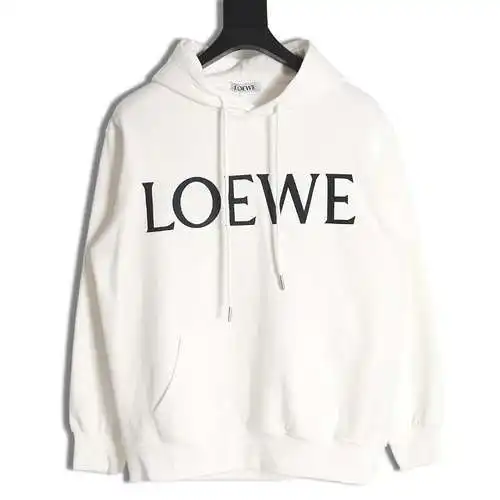 Loe*we sudadera con capucha y estampado de letras grandes 24SS