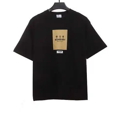 BBR Burberry etiqueta parche manga corta