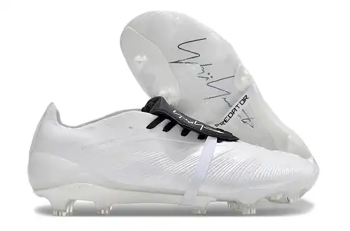 Llegada) Zapatillas de fútbol Adidas Falcon Essence totalmente tejidas de caña alta FG con cordones 