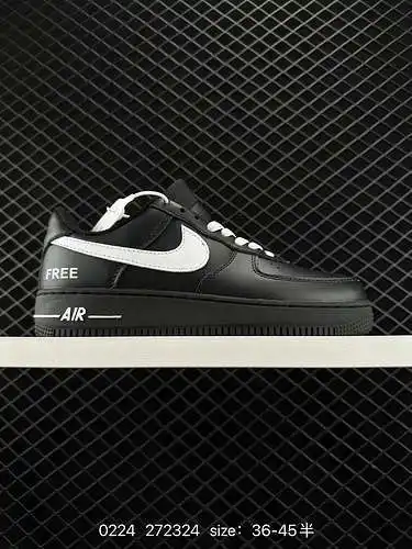 2 Nike Air Force Low Air Force 1 zapatillas deportivas informales, versátiles y de caña baja. La com