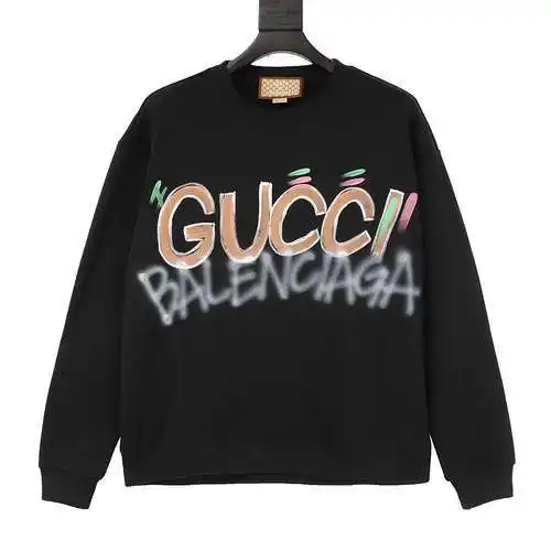 G Home × sudadera con cuello redondo estampada pintada a mano con articulación BLCG